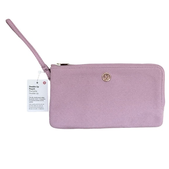 RARE Lululemon Double Up Pouch – Antoinette Pink, NWT - Picture 1 of 12